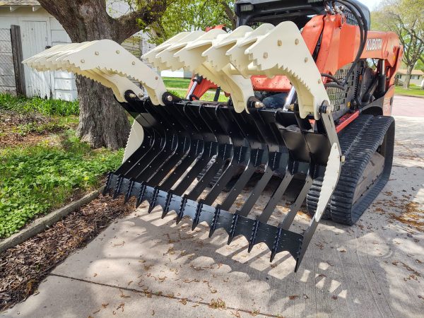 R&F All-In-One Skid Steer Grapple Attachment-4