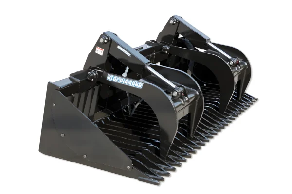 Blue Diamond Rock Grapple Bucket Severe Duty